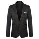 High-volume Wholesale Men's Korean Style Formal Business Suit: Slim-fitting Jacket, Casual Blazer