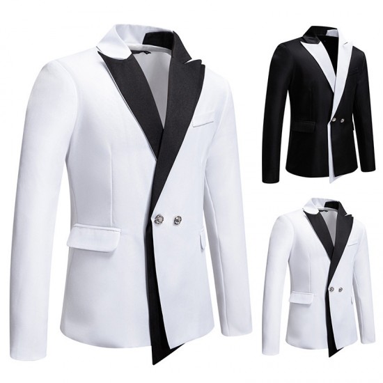 2025 New Men's Business Slim-Fit Suit: Groom and Groomsmen Tuxedos, Singer and Performance Costumes