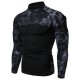 Spring/Autumn European and American Men's Military Field Outdoor Fitness Camouflage Long-Sleeved T-Shirt: Men's Casual T-Shirt