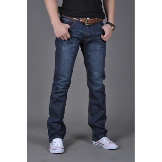 Spring/Summer Men's Jeans: Basic Straight-Leg Jeans, Casual Denim Straight-Leg Pants