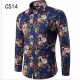 Perennial Bestseller: Ethnic Autumn Cotton and Linen British-style Slim-fit Long-sleeved Floral Shirts