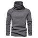 European Size New Men's British Style Casual Warm Turtleneck Sweater