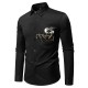 2025 New Autumn and Winter Men's Personalized Printed Long-sleeved Shirt: Premium Printed Casual Shirt