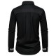 Autumn/Winter European and American Men's Casual Fashion Embroidered Shirt: African-style Long-sleeved Shirt
