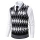 2025 Autumn and Winter New Men's Fashionable Plush Casual Vest: Loose Pullover, Youth Waistcoat