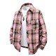 2025 Spring/Autumn New Men's Plaid Lapel Long-Sleeved Shirt: Casual Loose Shirt Jacket