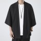 Summer Style: Men's Loose-fitting Casual Three-quarter Sleeve Ice Silk Sun-protective Jacket, Couple's Cropped T-shirt, Men's Cape