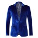 Men's Autumn and Winter Export Style: Casual Slim-fit Gold Velvet Blazers, Men's Tuxedo Jackets